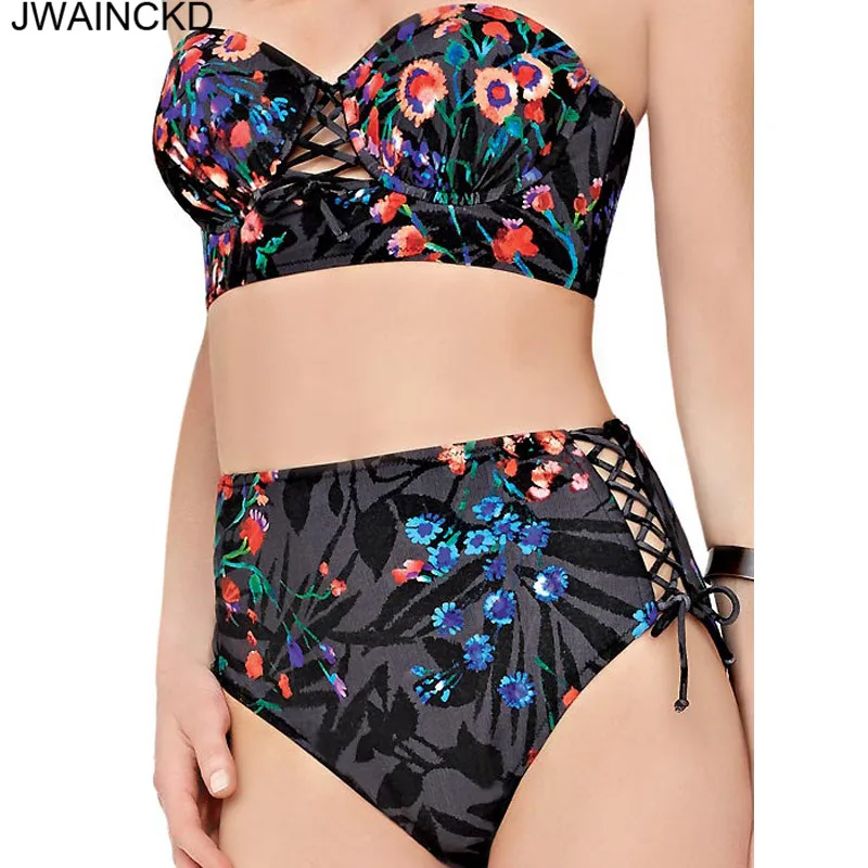 JWAINCKD Bikinis Women Swimsuit 2019 Off Shoulder High Waist Push Up Bikini Floral Print Swimwear Beachwear Underwire Bandage
JWAINCKD Bikinis Women Swimsuit 2019 Off Shoulder High Waist Push Up Bikini Floral Print Swimwear Beachwear Underwire Bandage