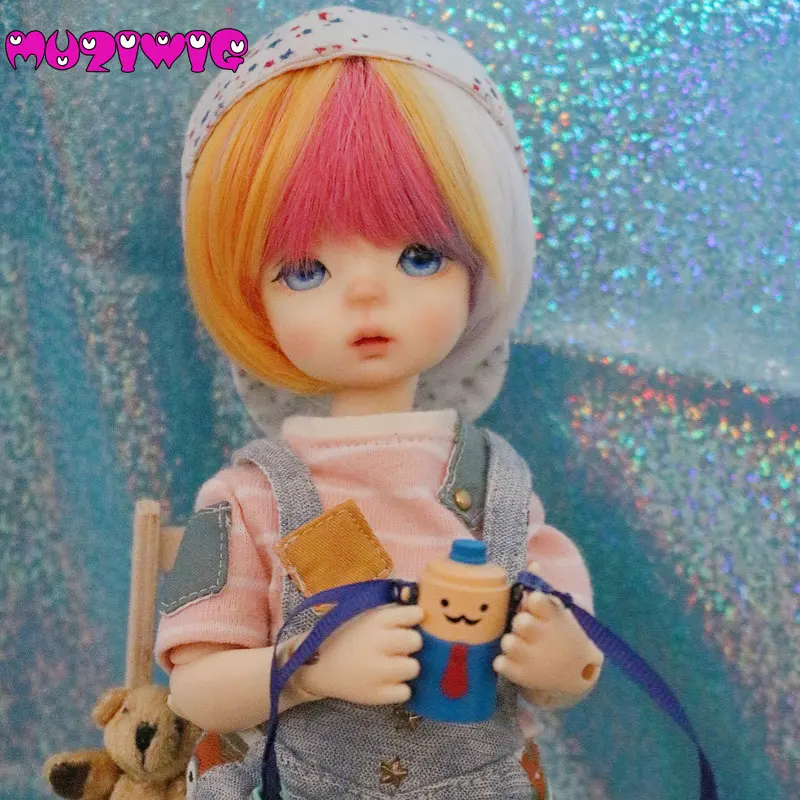 Free Shipping Bjd Wig 1/3 High-temperature Fiber Synthetic Short Bob Style Colorful Cute Hair Wig On Sale In MUZIWIG
Free Shipping Bjd Wig 1/3 High-temperature Fiber Synthetic Short Bob Style Colorful Cute Hair Wig On Sale In MUZIWIG