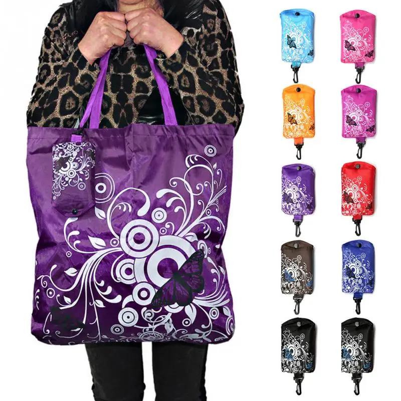 Reusable Foldable Shopping Bag Housenhold Butterfly Flower Oxford Fabric Shoulder Bag Portable Eco-Friendly Grocery Bag Tote
Reusable Foldable Shopping Bag Housenhold Butterfly Flower Oxford Fabric Shoulder Bag Portable Eco-Friendly Grocery Bag Tote