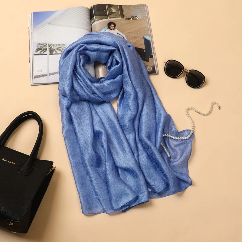Plus Size 180*100cm Soft Solid Women Silk Scarf Beach Shawl and Echarpe Summer Wraps Scarves Muslim Female Stole Pashmina W1104
Plus Size 180*100cm Soft Solid Women Silk Scarf Beach Shawl and Echarpe Summer Wraps Scarves Muslim Female Stole Pashmina W1104
