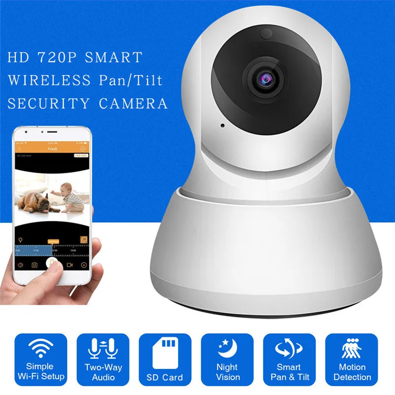 Home Security Camera IP Wireless Camera WiFi Baby Monitor 720P HD camera wifi CCTV Surveillance Security Camera Night Vision
Home Security Camera IP Wireless Camera WiFi Baby Monitor 720P HD camera wifi CCTV Surveillance Security Camera Night Vision