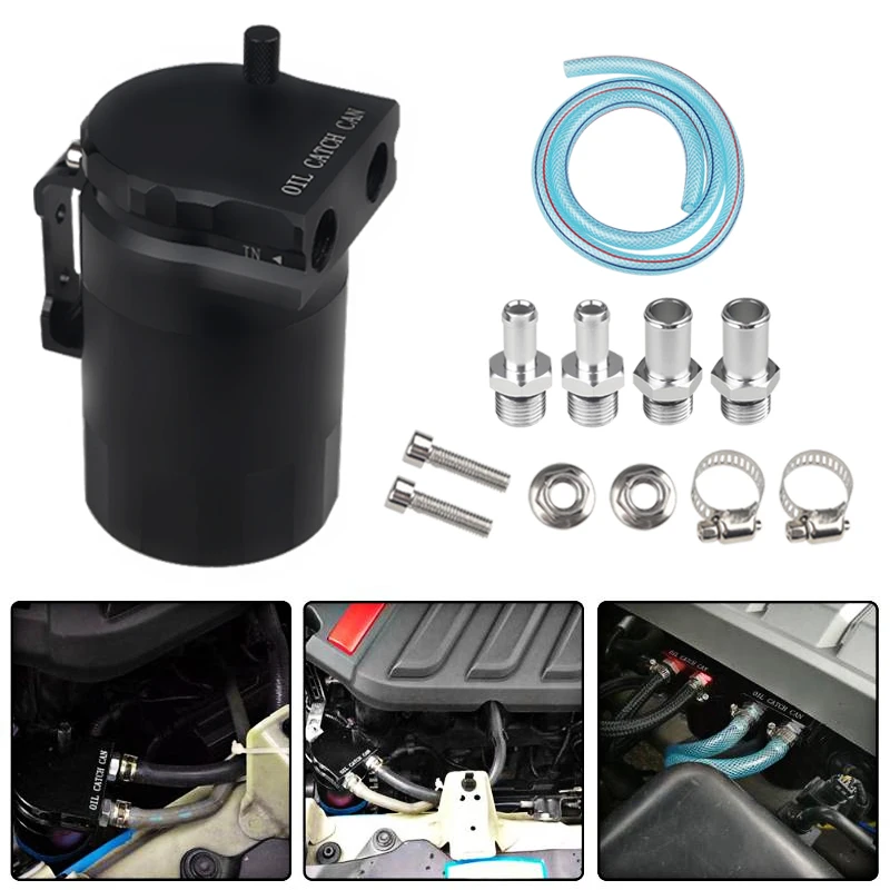 Round Aluminium Universal Oil Catch Tank Can Fuel Car Auto Aluminum Reservoir Oil Catch Tank Black 4 Colors
Round Aluminium Universal Oil Catch Tank Can Fuel Car Auto Aluminum Reservoir Oil Catch Tank Black 4 Colors