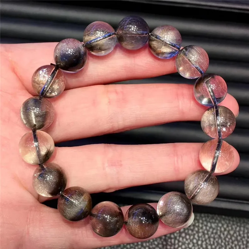 12mm Natural Brookite Platinum Silver Rutilated Quartz Crystal Round Beads Woman Man Lucky Anniversary Gift Gemstone Bracelet
12mm Natural Brookite Platinum Silver Rutilated Quartz Crystal Round Beads Woman Man Lucky Anniversary Gift Gemstone Bracelet