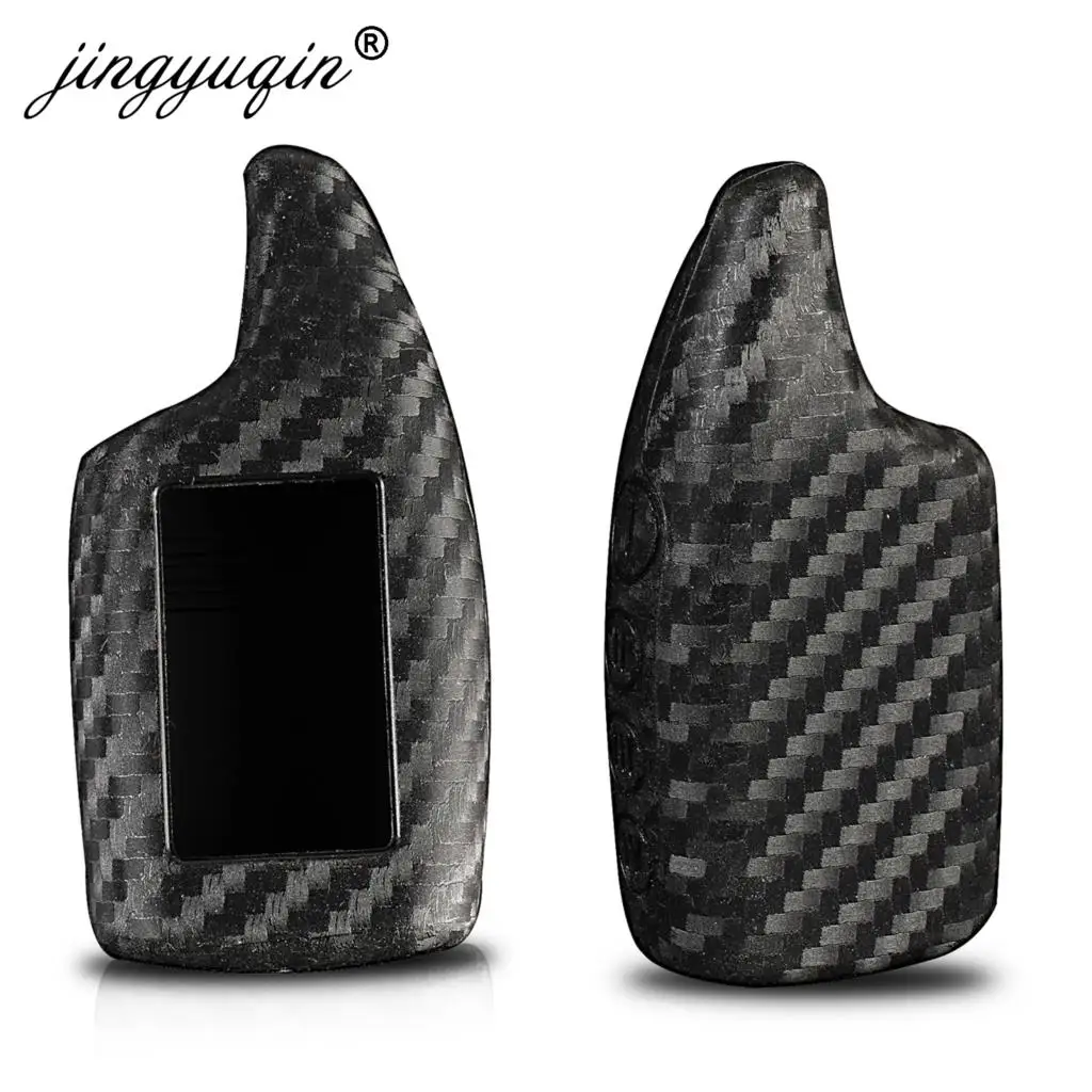 jingyuqin Carbon Silicone Alarm Remote Keychain Case for Scher Khan Scherkhan Magicar THOR 5 6 M5 2 Way LCD Sensor Protect Cover
jingyuqin Carbon Silicone Alarm Remote Keychain Case for Scher Khan Scherkhan Magicar THOR 5 6 M5 2 Way LCD Sensor Protect Cover