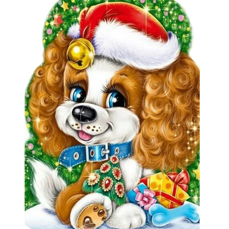 5D DIY Diamond Painting Full Drill Diamond Embroidery Christmas Decorations for Home Christmas Dog Cross Stitch Wall Stickers
5D DIY Diamond Painting Full Drill Diamond Embroidery Christmas Decorations for Home Christmas Dog Cross Stitch Wall Stickers