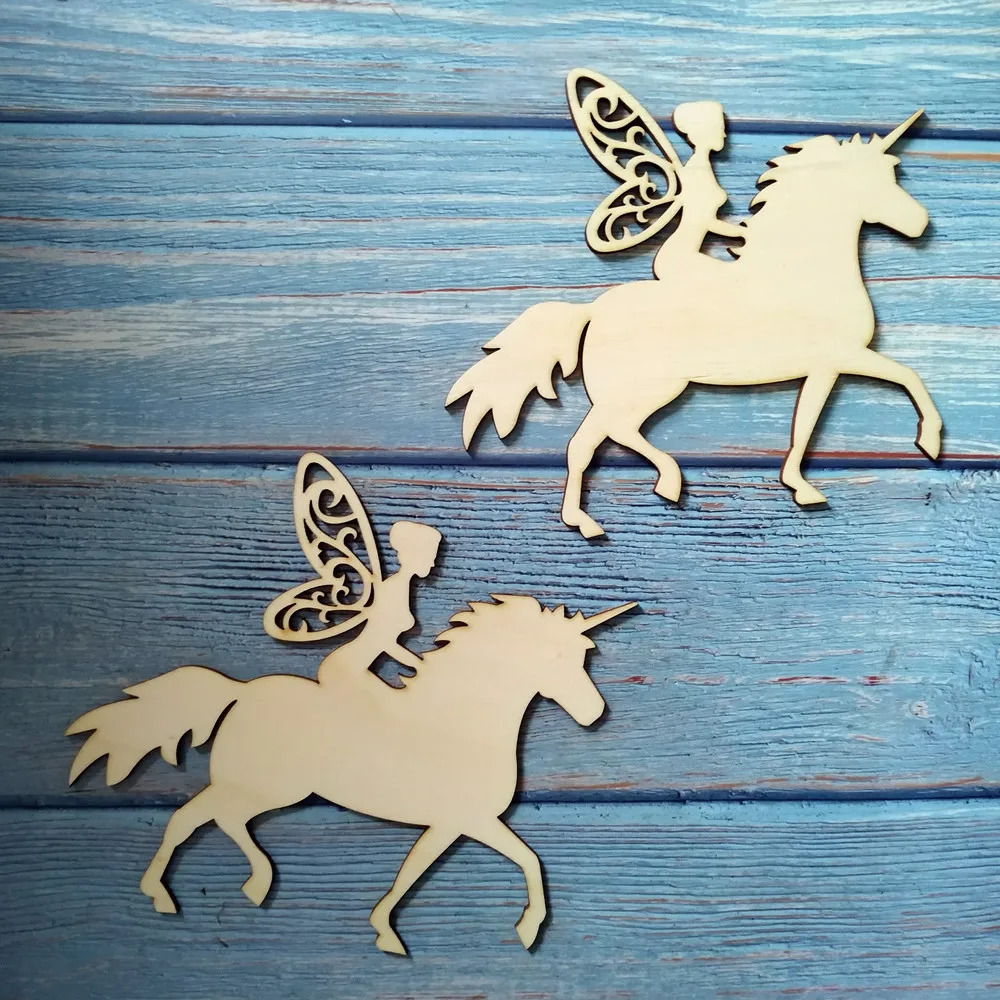 10pcs Laser Cut Unfinished Wooden Fairy Riding Unicorn Home Decor Wall Art Wedding Birthday Decorations DIY Craft Scrapbooking
10pcs Laser Cut Unfinished Wooden Fairy Riding Unicorn Home Decor Wall Art Wedding Birthday Decorations DIY Craft Scrapbooking