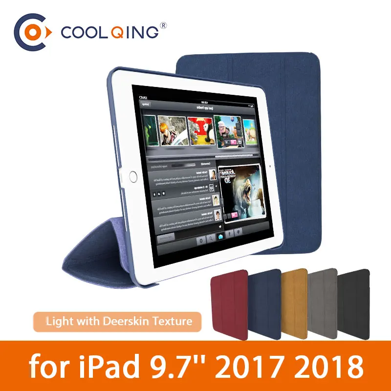 BGR чехол для планшетов iPad 9 7 2017 2018 умный сна с подставкой ультратонкий складной из