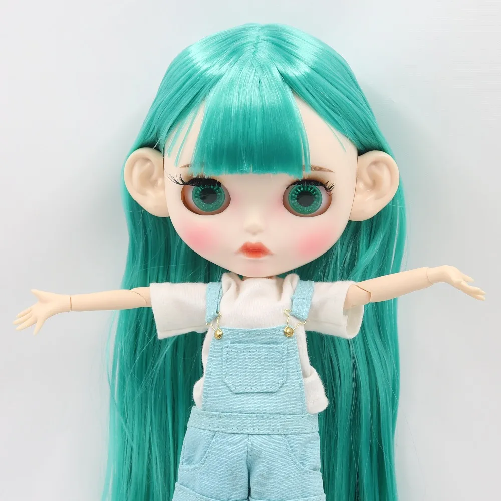 ICY DBS Blyth doll 1/6 bjd articulated doll white skin joint body green hair matte face with eyebrows 30cm girls gift
ICY DBS Blyth doll 1/6 bjd articulated doll white skin joint body green hair matte face with eyebrows 30cm girls gift