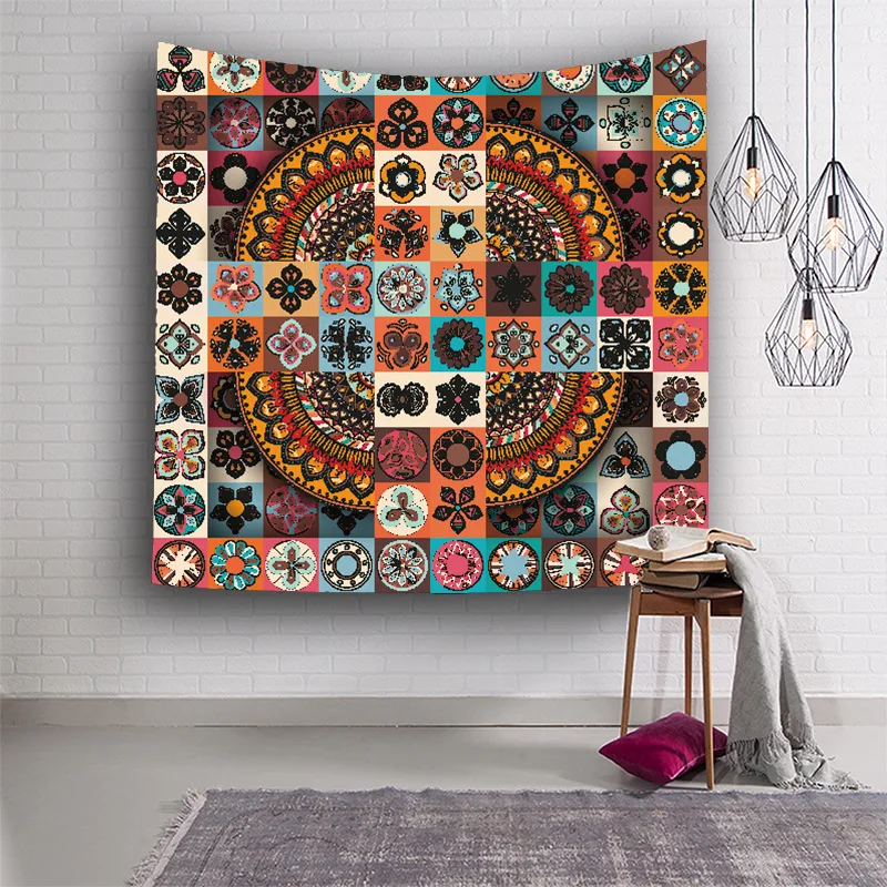 rectangle blanket Geometric Irregular Hippie Mandala Pattern Tapestry abstract painting Art Wall Hanging Livingroom Decor
rectangle blanket Geometric Irregular Hippie Mandala Pattern Tapestry abstract painting Art Wall Hanging Livingroom Decor