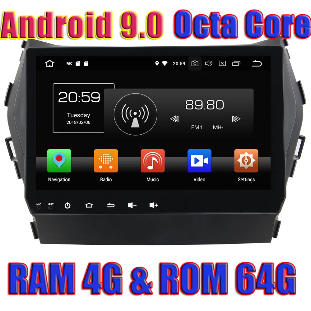 WANUSUAL Octa Core Android 9.0 Car Multimedia Auto Radio Player For Hyundai IX45 2014 2015 2016 GPS Navigation 2Din Video NO DVD
WANUSUAL Octa Core Android 9.0 Car Multimedia Auto Radio Player For Hyundai IX45 2014 2015 2016 GPS Navigation 2Din Video NO DVD