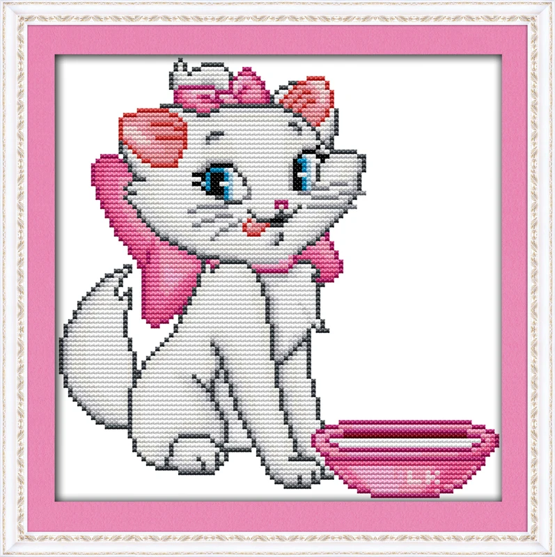 Pink cat(4) cross stitch kit cartoon 14ct 11ct count print canvas stitches embroidery DIY handmade needlework plus
Pink cat(4) cross stitch kit cartoon 14ct 11ct count print canvas stitches embroidery DIY handmade needlework plus