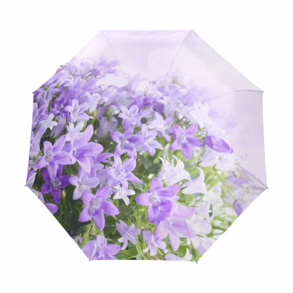 Fashion Three Folding Flower Print Women's Automatic Umbrella Anti-UV Sun Protection Umbrella Rain Women Inside Black Coating
Fashion Three Folding Flower Print Women's Automatic Umbrella Anti-UV Sun Protection Umbrella Rain Women Inside Black Coating