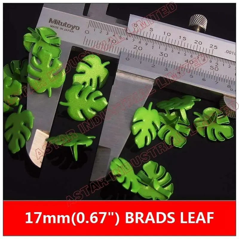500pcs Green Leaf Scrapbooking Brads Handmade Photo Album Embellishment DIY Decoration Brads for Craft Making
500pcs Green Leaf Scrapbooking Brads Handmade Photo Album Embellishment DIY Decoration Brads for Craft Making