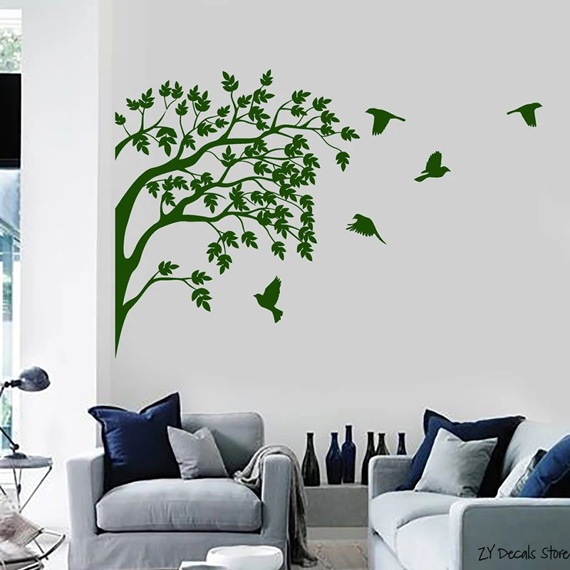 Tree Wall Decals Birds Vinyl Wall Sticker Removable Wall Decals Stickers Living Room Decoration Home Decor L616
Tree Wall Decals Birds Vinyl Wall Sticker Removable Wall Decals Stickers Living Room Decoration Home Decor L616