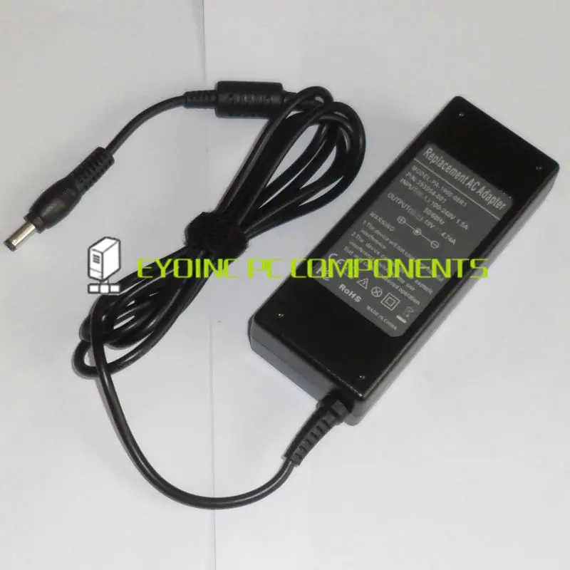 19V 4.74A 90W Laptop AC Adapter Charger for Toshiba L587 L600 L650 L800 L850 L300D-043 L305-S5917 L755-S5248 L755-S5244
19V 4.74A 90W Laptop AC Adapter Charger for Toshiba L587 L600 L650 L800 L850 L300D-043 L305-S5917 L755-S5248 L755-S5244