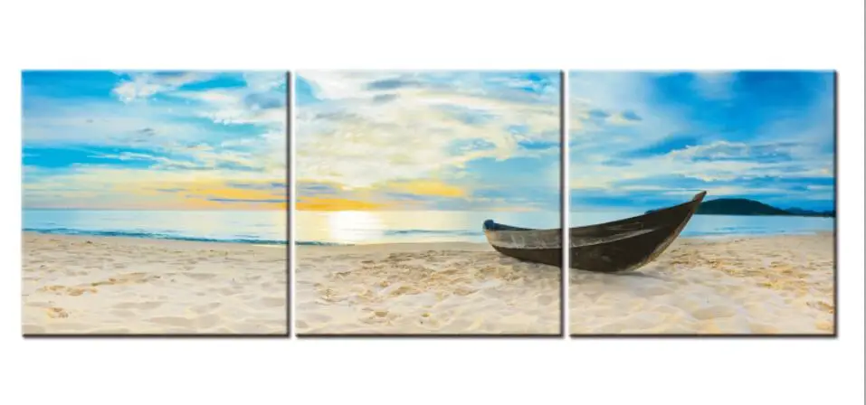 HD Print 3 Panel Canvas Painting with Seaside Boat wharf Wall Art Picture Photo Canvas Print for Dining Room
HD Print 3 Panel Canvas Painting with Seaside Boat wharf Wall Art Picture Photo Canvas Print for Dining Room