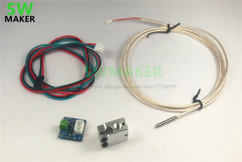 Обновленный комплект Reprap Prusa i3 Volcano PT100 для 3D-принтера PT100, датчик температуры нагревательный блок Volcano для усилителя PT100
Обновленный комплект Reprap Prusa i3 Volcano PT100 для 3D-принтера PT100, датчик температуры нагревательный блок Volcano для усилителя PT100
