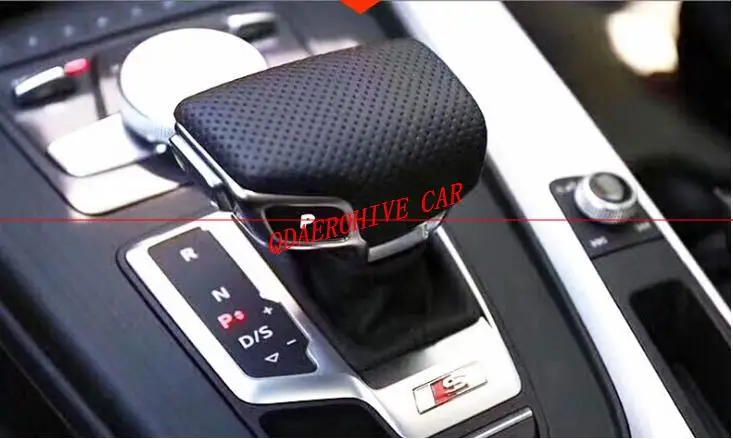 QDAEROHIVE handball cover Black perforated leather selector lever handle Gear Shift Knob handball cover For Audi A4 B9 A5 Q7
QDAEROHIVE handball cover Black perforated leather selector lever handle Gear Shift Knob handball cover For Audi A4 B9 A5 Q7