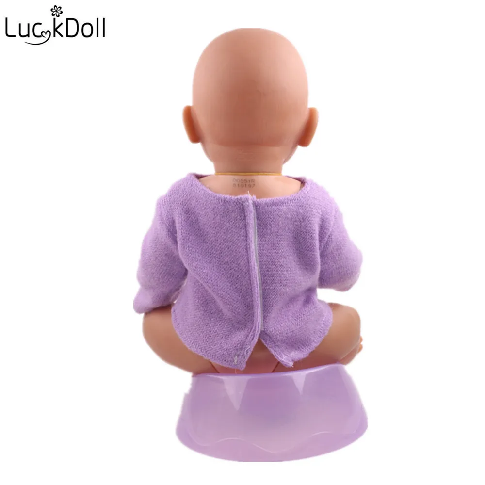 Lucky doll fashion new doll knit top for 18-inch American doll or 43 cm baby doll accessory
Lucky doll fashion new doll knit top for 18-inch American doll or 43 cm baby doll accessory