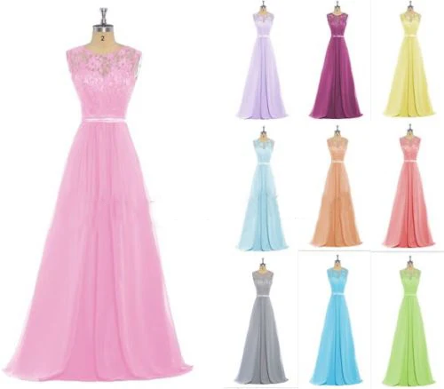 Дешевые красочные длинные кружевные платья для подружек невесты 2021 Новинка