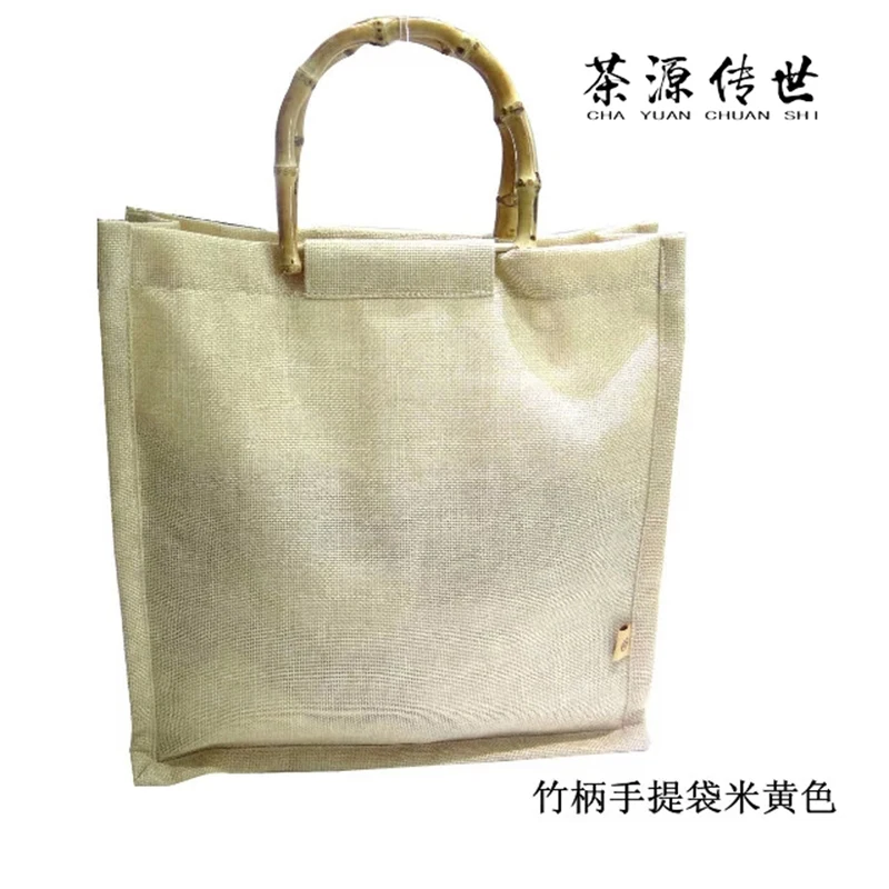 Chayuanchuanshi Storage Bags Bamboo handle handbag Beige Vintage Style Shopping Bag Tote Convenience Women Linen Bag For Food
Chayuanchuanshi Storage Bags Bamboo handle handbag Beige Vintage Style Shopping Bag Tote Convenience Women Linen Bag For Food