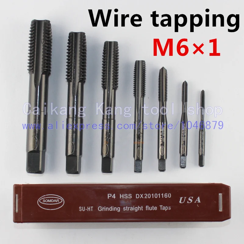 M6 * 1. Wire tapping. Straight flute taps. Material: HSS. Accuracy class: 6H. SOMDAR. M6 * 1
M6 * 1. Wire tapping. Straight flute taps. Material: HSS. Accuracy class: 6H. SOMDAR. M6 * 1