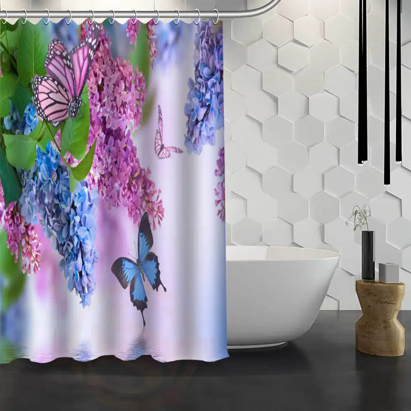 New Nature Flowers Lilac Custom Shower Curtain With Hooks Fabric Bathroom Curtain eco-friendly Waterproof shower curtain
New Nature Flowers Lilac Custom Shower Curtain With Hooks Fabric Bathroom Curtain eco-friendly Waterproof shower curtain