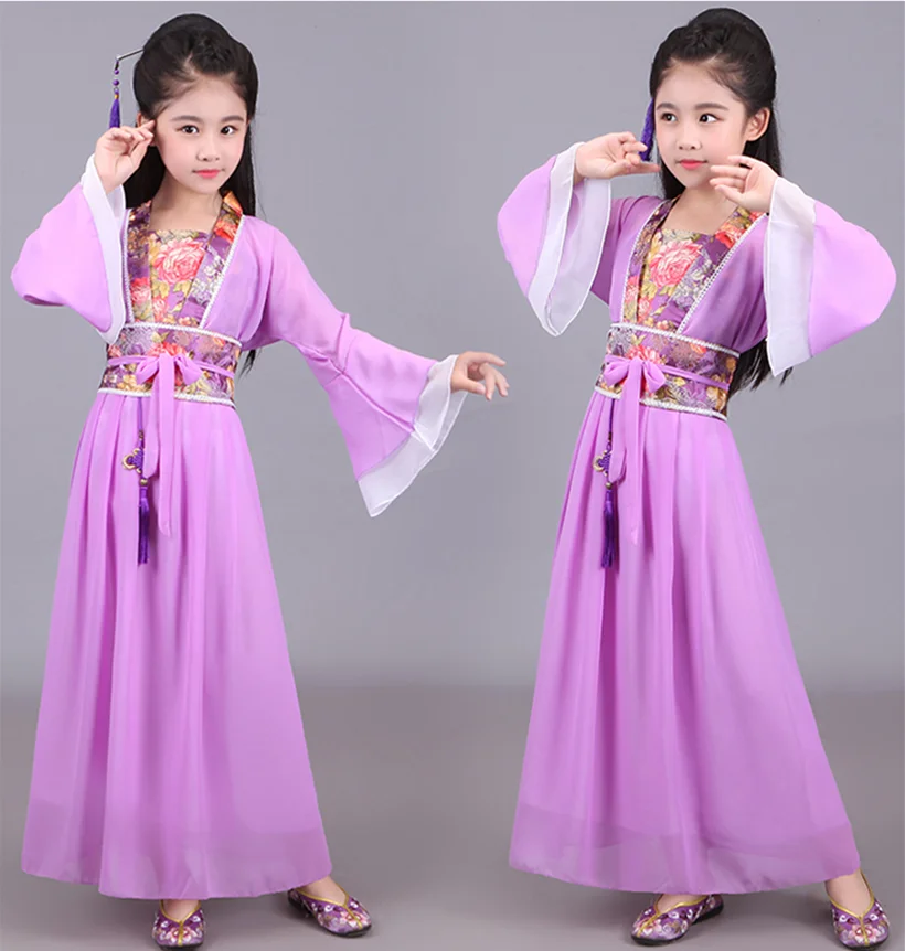 Chinese Ancient Costume Hanfu Clothing Tang Dynasty Cospaly Sky Blue Lavender Red Pink White Little Children's Dresses for Girls
Chinese Ancient Costume Hanfu Clothing Tang Dynasty Cospaly Sky Blue Lavender Red Pink White Little Children's Dresses for Girls