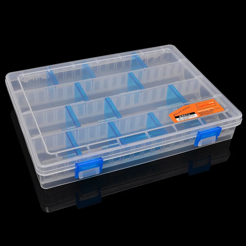 Tulinooya Visible Fishing Lure Box Monolayer Movable interlayer fishing tool 25*18*4cm Free Shipping High Strength
Tulinooya Visible Fishing Lure Box Monolayer Movable interlayer fishing tool 25*18*4cm Free Shipping High Strength