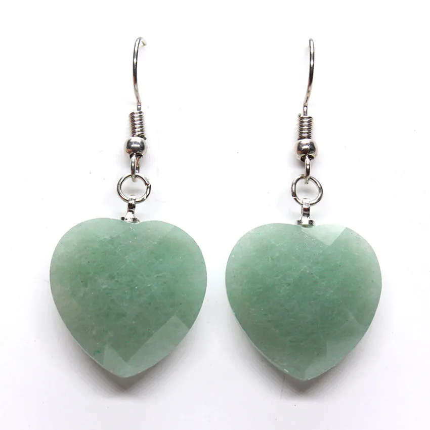 Trendy-beads Elegant Style Silver Plated Natural Green Aventurine Section Heart Earrings For Valentine's Day Jewelry
Trendy-beads Elegant Style Silver Plated Natural Green Aventurine Section Heart Earrings For Valentine's Day Jewelry