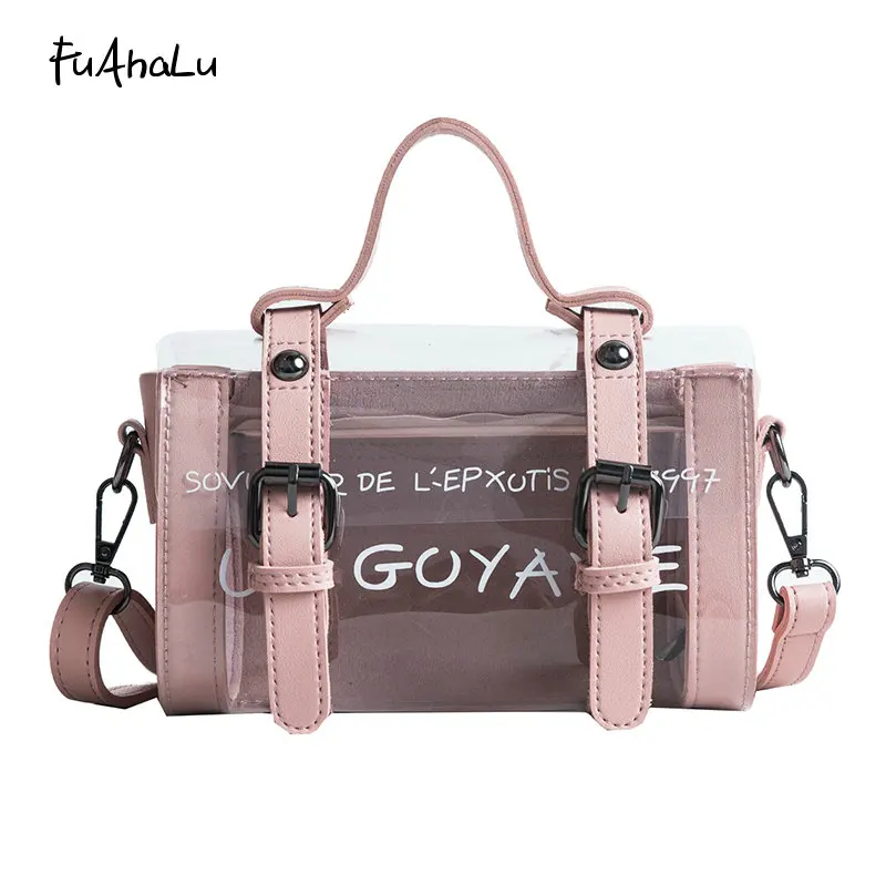 FuAhaLu New fashion transparent jelly bag Korean wild Messenger bag mini girls small bag
FuAhaLu New fashion transparent jelly bag Korean wild Messenger bag mini girls small bag