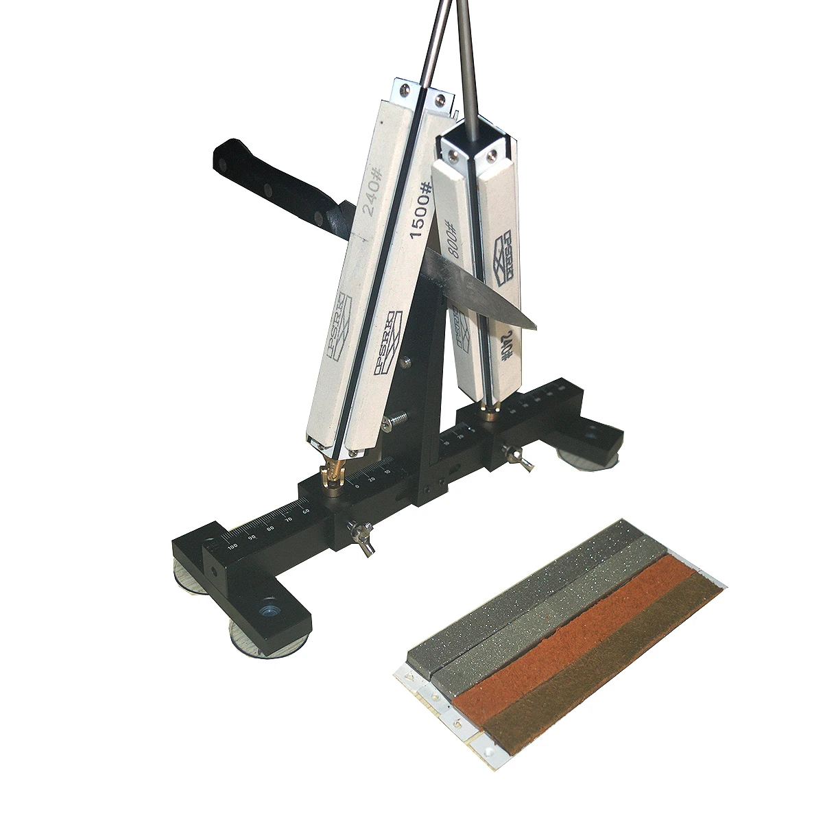 New Knife sharpener Sharpening System Wicked Edge Precision Knife Sharpener Sharpens and diamond Hones water stone leather
New Knife sharpener Sharpening System Wicked Edge Precision Knife Sharpener Sharpens and diamond Hones water stone leather