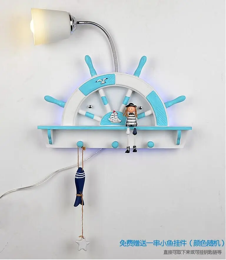 Mediterranean Sea The children's room wall lamp bedroom lamp boy girl led creative lamp night light
Mediterranean Sea The children's room wall lamp bedroom lamp boy girl led creative lamp night light