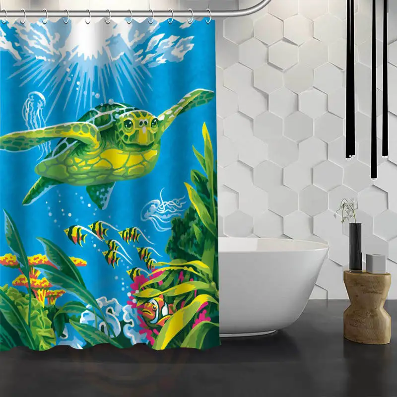 New Tortoise Custom Shower Curtain With Hooks Fabric Bath Curtain for Bathroom Waterproof Bath Curtain Gift
New Tortoise Custom Shower Curtain With Hooks Fabric Bath Curtain for Bathroom Waterproof Bath Curtain Gift