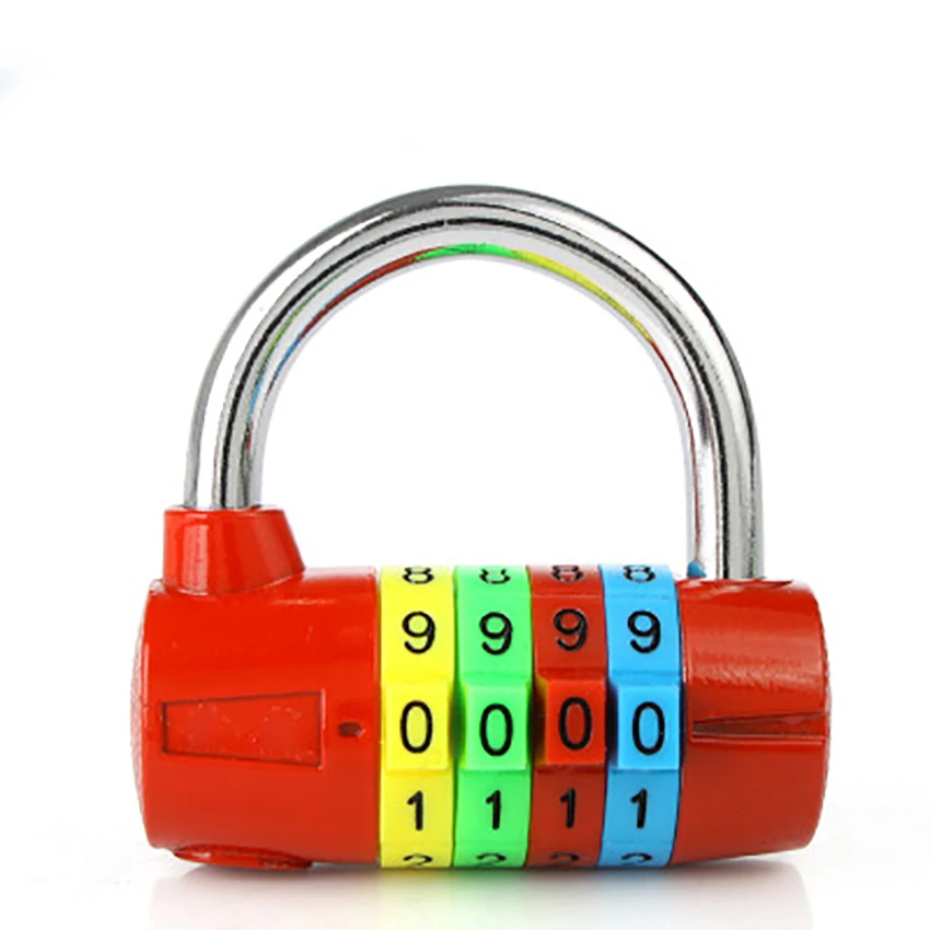 4 Digit Number Password Combination Colored Padlock Safety Code Lock Multi-functional Zinc Alloy Anti-theft Lock Security
4 Digit Number Password Combination Colored Padlock Safety Code Lock Multi-functional Zinc Alloy Anti-theft Lock Security