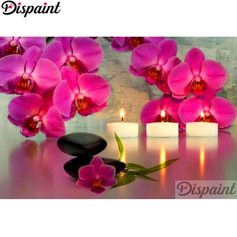 Dispaint Full Square/Round Drill 5D DIY Diamond Painting "Orchid stone candle" 3D Embroidery Cross Stitch Home Decor Gift A12686
Dispaint Full Square/Round Drill 5D DIY Diamond Painting "Orchid stone candle" 3D Embroidery Cross Stitch Home Decor Gift A12686