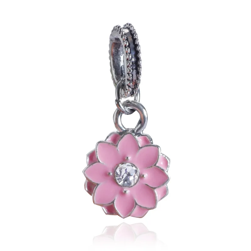 pink flowers DIY charms plata de ley original Bracelet jewelry valentines day harajuku bijoux beads DGB182
pink flowers DIY charms plata de ley original Bracelet jewelry valentines day harajuku bijoux beads DGB182