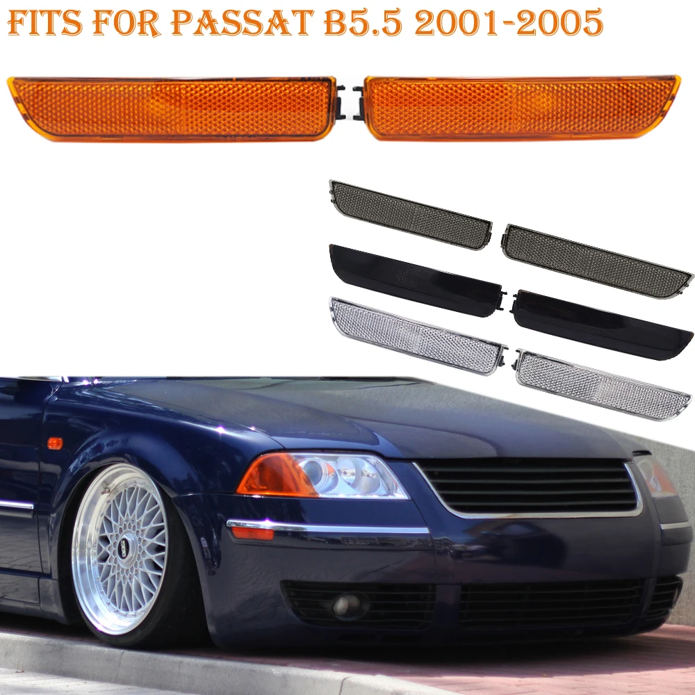 Подходит для Passat B5.5 2001-2005 передний угловой бампер боковой габаритный указатель поворота Янтарный черный дымчатый белый объектив
Подходит для Passat B5.5 2001-2005 передний угловой бампер боковой габаритный указатель поворота Янтарный черный дымчатый белый объектив