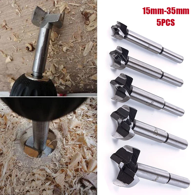 New Durable 5Pcs/Set 15-35mm Forstner Auger Drill Bits Set Woodworking Hole Saw Wooden Wood Cutter Drilling#91701
New Durable 5Pcs/Set 15-35mm Forstner Auger Drill Bits Set Woodworking Hole Saw Wooden Wood Cutter Drilling#91701