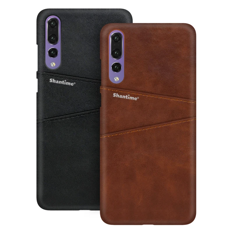 Задняя крышка из искусственной кожи для huawei Enjoy 9 чехол Y6 Pro 2019 телефона Y7 карт