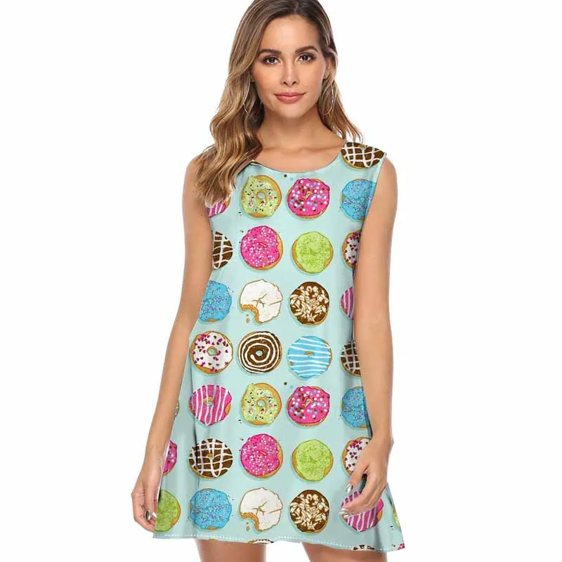 Women Sleeveless Dress 2019 Summer is yay Printed A Line O Neck Beach Boho Short Dress Robe Femme Sexy Mini women Dresses
Women Sleeveless Dress 2019 Summer is yay Printed A Line O Neck Beach Boho Short Dress Robe Femme Sexy Mini women Dresses