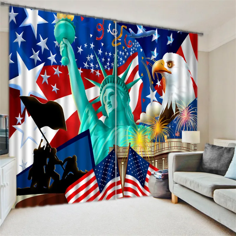 2017 Modern Luxury statue of liberty 3D Blackout Window Curtains For Kids Bedding room Living room Hotel Drapes Cortinas
2017 Modern Luxury statue of liberty 3D Blackout Window Curtains For Kids Bedding room Living room Hotel Drapes Cortinas