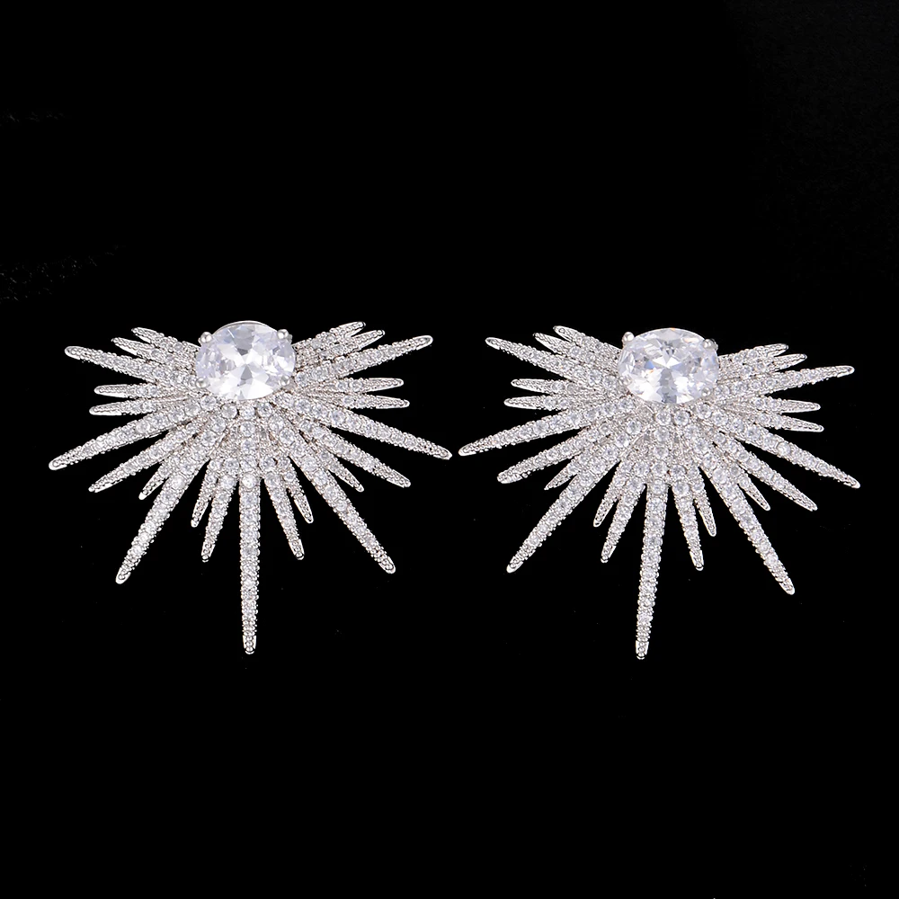 Multicolor Irregular Flame Full Micro Cubic Zirconia Pave Stud Earrings For Bridal Engagement Earrings Jewelry
Multicolor Irregular Flame Full Micro Cubic Zirconia Pave Stud Earrings For Bridal Engagement Earrings Jewelry
