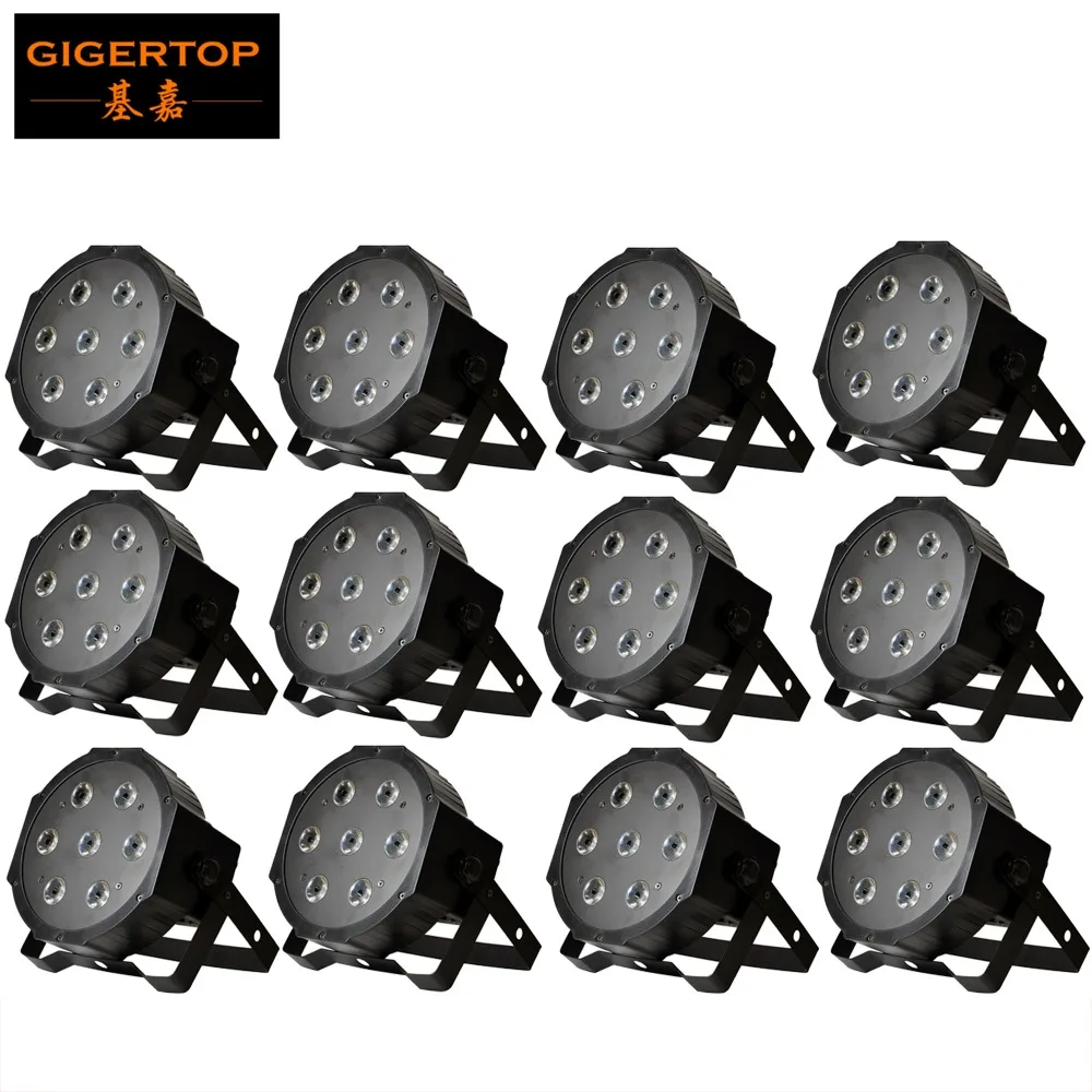 Freeshipping 12xLot 7x12W Flat Led Par Light RGBW 4IN1 Real Power Slim Led Par Light DMX 4/8 CH DJ Controller 90W for KTV Disco
Freeshipping 12xLot 7x12W Flat Led Par Light RGBW 4IN1 Real Power Slim Led Par Light DMX 4/8 CH DJ Controller 90W for KTV Disco
