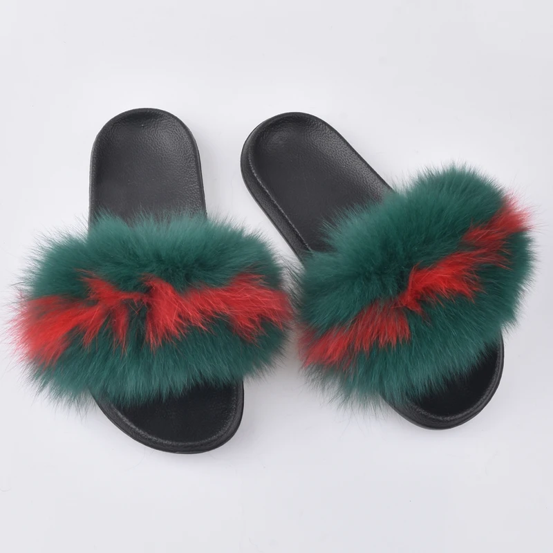Women Fur Slippers Luxury Real Fox Fur Beach Sandal Shoes Fluffy Comfy Furry Flip Flops
Women Fur Slippers Luxury Real Fox Fur Beach Sandal Shoes Fluffy Comfy Furry Flip Flops