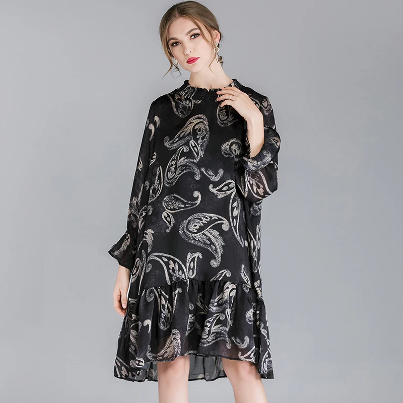 Chiffon Dress Long Sleeve Plus Size Woman Spring 2020 Office Lady Work Casual Fashion Elegant Party Dresses Bohemian Dress Women
Chiffon Dress Long Sleeve Plus Size Woman Spring 2020 Office Lady Work Casual Fashion Elegant Party Dresses Bohemian Dress Women