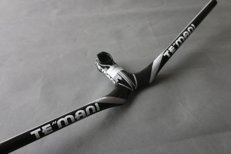 TEMANI Full Carbon Bicycle Handlebar 3K Glossy Mountain MTB Bike Superlight Integrated Flat/Riser Bar Stem 90-120mm*600-720mm
TEMANI Full Carbon Bicycle Handlebar 3K Glossy Mountain MTB Bike Superlight Integrated Flat/Riser Bar Stem 90-120mm*600-720mm