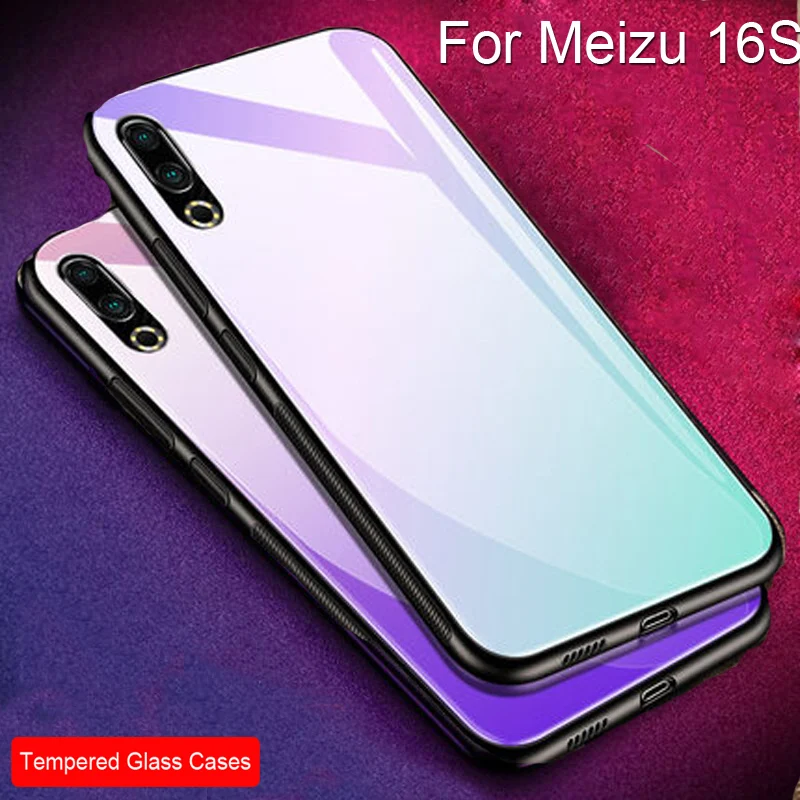 White Color Slim Silicone Case For Mei zu 16S Gradient Tempered glass Hard Back cover For Mei zu 16 S Cases Shell
White Color Slim Silicone Case For Mei zu 16S Gradient Tempered glass Hard Back cover For Mei zu 16 S Cases Shell