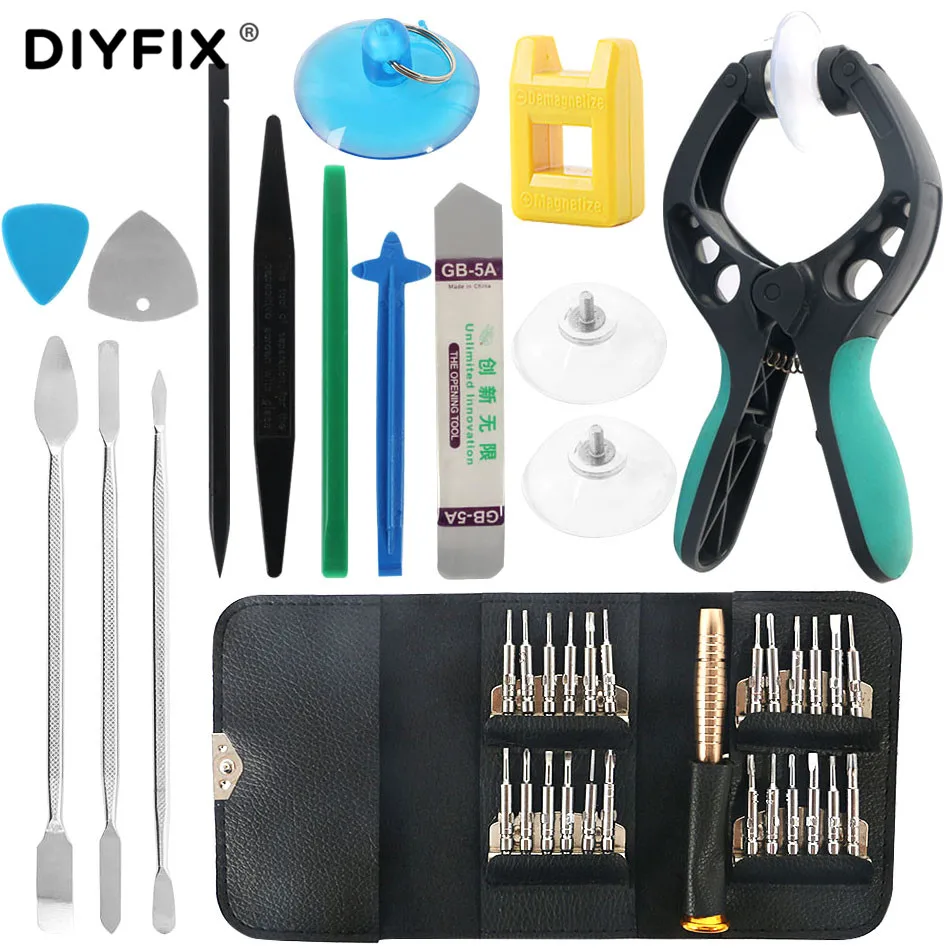 DIYFIX 38 в 1 экран мобильного телефона открытие Прай лом Набор отверток для Apple iPhone iPad
