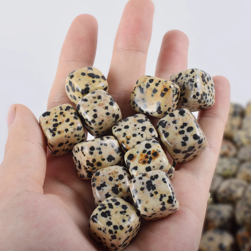 Dalmatian Tumbled Stone Irregular Cube Polishing Natural Quartz Crystal Palm Stone Bead Chip Chakra Healing Collection Decor
Dalmatian Tumbled Stone Irregular Cube Polishing Natural Quartz Crystal Palm Stone Bead Chip Chakra Healing Collection Decor